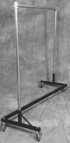 USA Z Garment Rack, 5' Base, 7' Uprights, 500 Lb Capacity