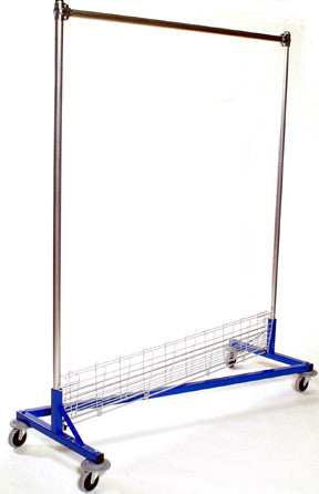 USA Z Rack, 5' Base, 6' Upright w/ Bottom Shelf