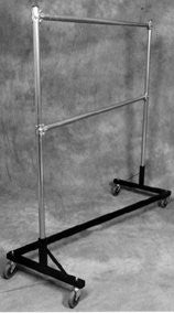 Z Rack Rails USA Double Rail Z Rack- 5' Base, 6' Uprights, 500 LB Capacity – Garment ...